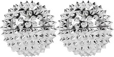 Silver Magnetic Massage Balls Small Size 3.2cm Stimulating and Therapeutic