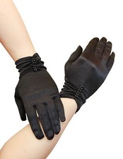 Satin BLACK/IVORY/WHITE SHORT