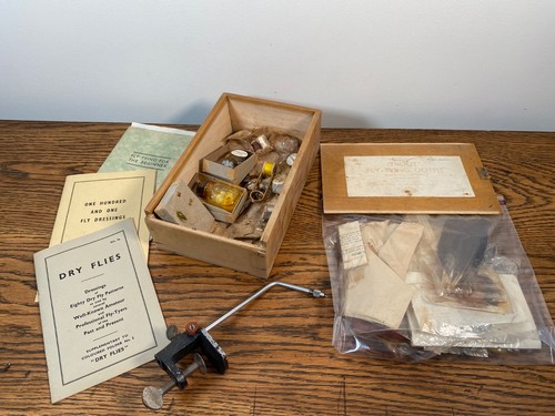 Vintage veniard fly tying kit - vintage,