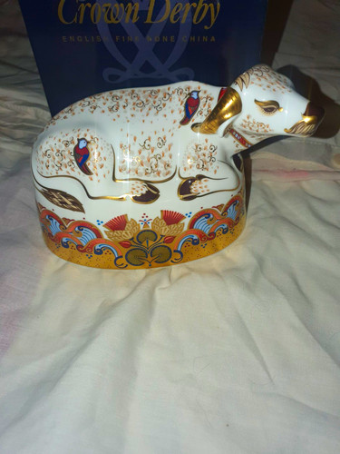 Royal crown derby imari water - crown,