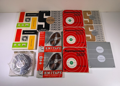 Reel tapes - job, lot