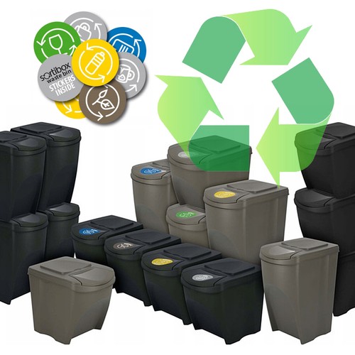 25l recycle bins - /,