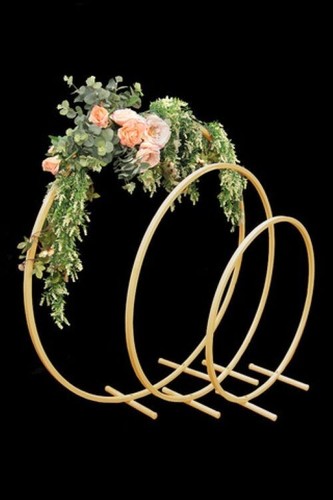 Set gold hoop table - set, 3