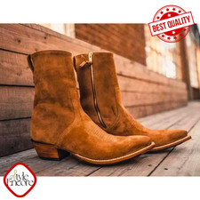 Tailored Men’s Brown Suede