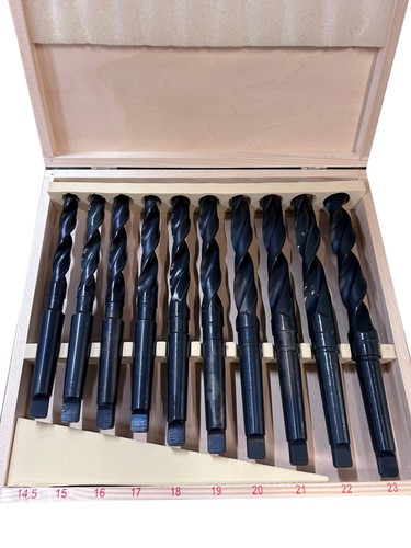 Drill set morse taper - taper, hss