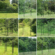 Metal Garden Arch Arches Arbours Rose Climbing Plant Support Trellis Frame