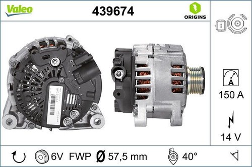 Valeo 439674 alternator fits - valeo,