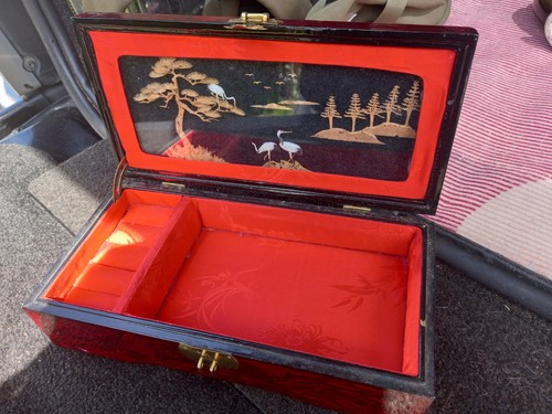 Vintage chinese lacquered - vintage,