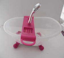 BABY BORN DOLL CLEAR  BATH  WITH SHOWER - MAKES SOUNDS  - bathtub
