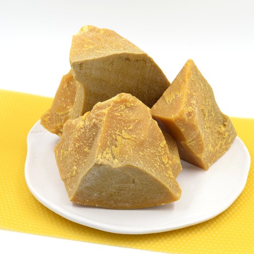 Yellow beeswax block - yellow,