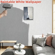 1-6X White Plain Paintable