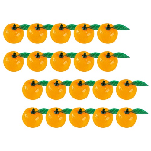 20pcs artificial oranges - 20pcs, faux