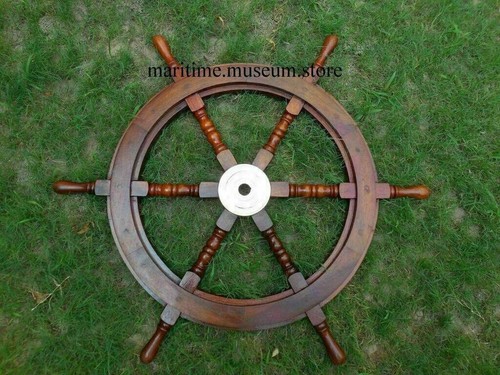 Vintage wall boat brass - 24"vintage,