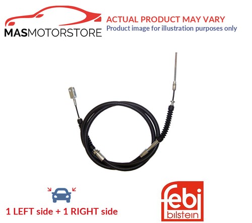 Handbrake cable pair rear febi - handbrake,
