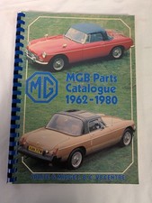 MGB Parts Catalogue 1962-1980