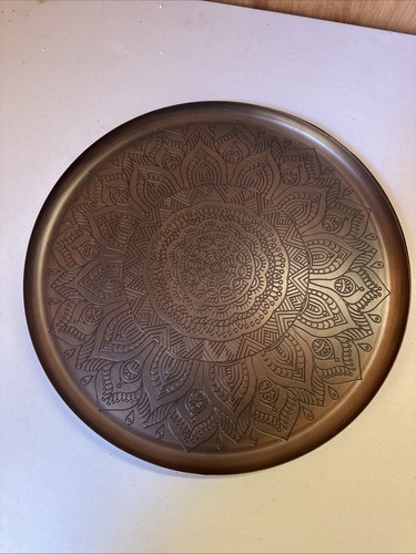 Large copper tray - large,