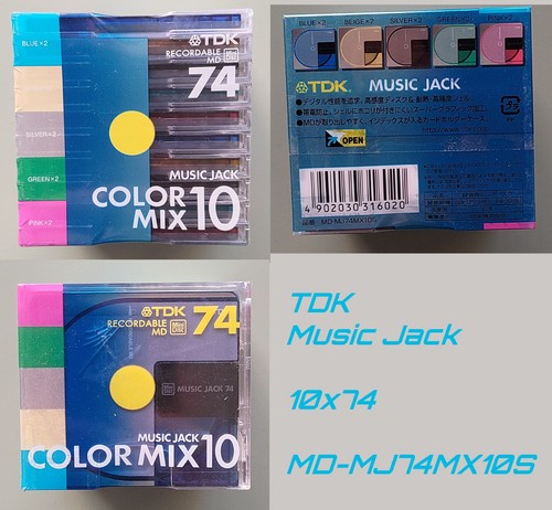 Tdk music jack minidisc - tdk,