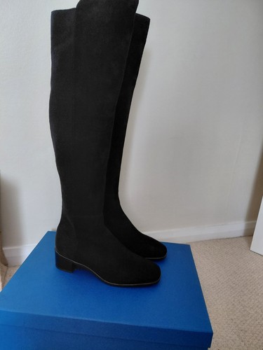 Stuart weitzman black suede - stuart,