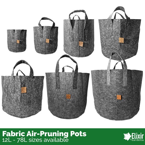 Fabric plant pot pouch - pot,