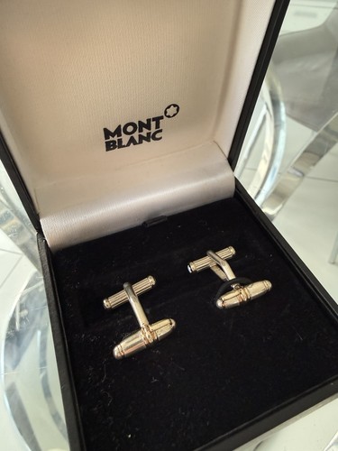 Montblanc cufflinks pen shaped - montblanc,