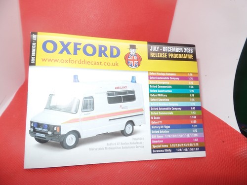 Oxford Diecast Catalogue July