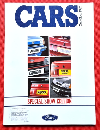1987 ford cars brochure - 1987,