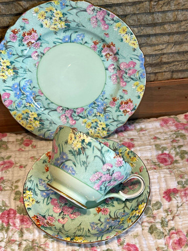 Shelley bone china floral - bone,