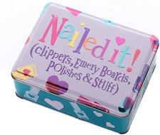 Bright Side Nail Accessories Novelty Storage Tin - Novelty Storage Accessory 