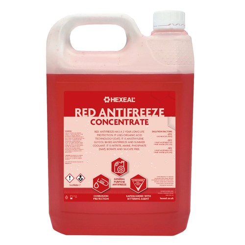 Hexeal red antifreeze - red, &