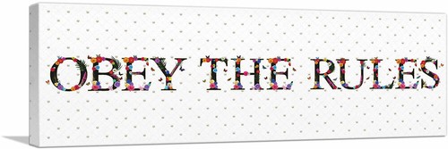 Artcanvas obey the - artcanvas,