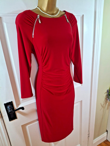 Joseph ribkoff red zip detail - joseph,