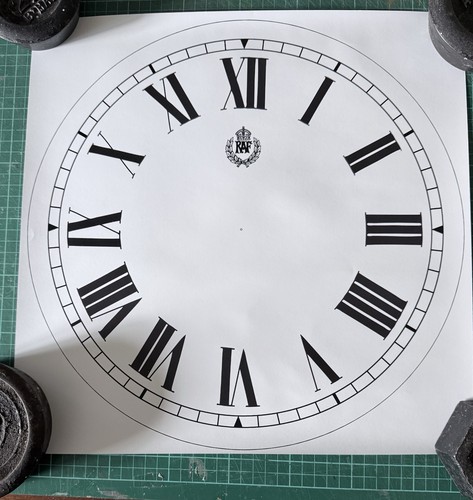Ww2 14inch raf repro dial - raf,