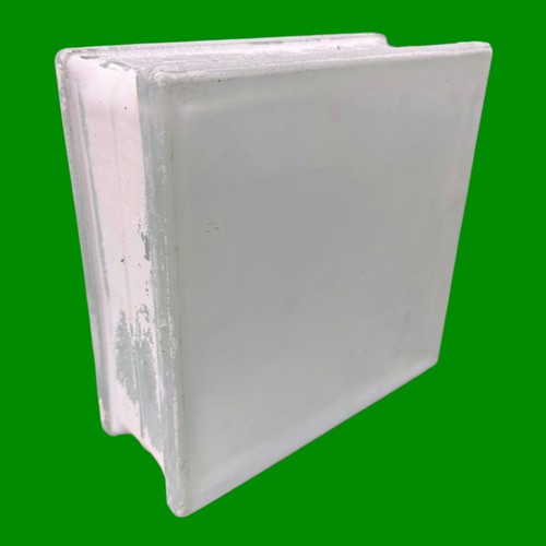 Used frosted glass brick block - frosted,