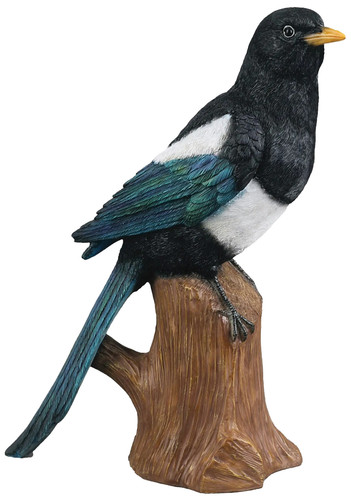 Life sized magpie ornament - magpie,