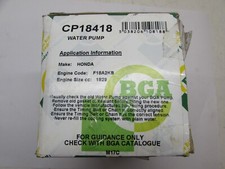 BG Automotive Water Pump Fits Honda Accord Mk4, 5 & 6 2.0 & 2.2 Petrol 