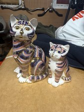 Royal Crown Derby Cat and