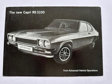 Original Ford Capri RS 3100