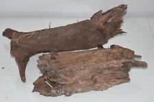 Real Aquarium Bog Wood 2 Large Pieces Roots Logs Driftwood For Aquariums BWLB8B