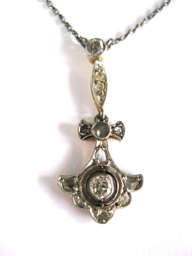 Antique necklace gold - antique,