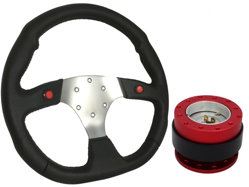 Chrome steering wheel - f1,