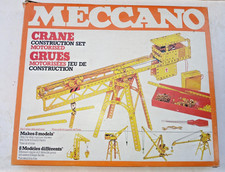 Meccano Motorised Crane Construction Set 1978 100% Complete Boxed Unused Vintage