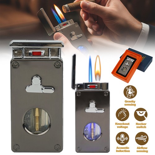 Dual flame lighter - lighter, voice