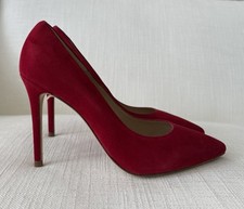 L K Bennett Fern Red Suede