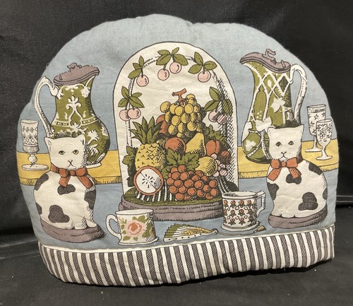 Vintage cat tea cosy - -tea,