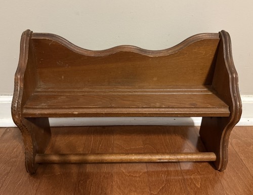 Vtg wood plate tea hand - tea,