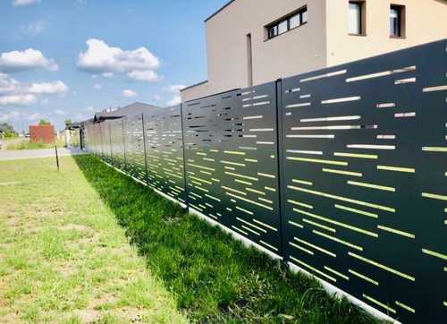Metal fence panels 1mx1m - fence,