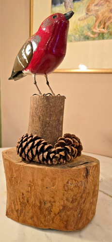 Vintage hand carved and - vintage,