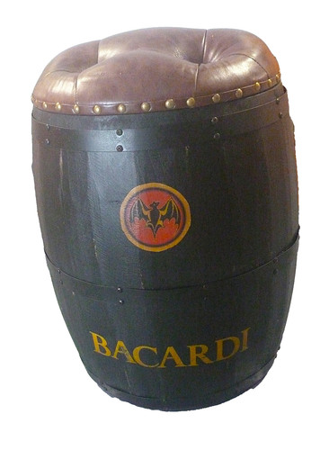 Bacardi drink wood barrel - bacardi,
