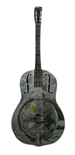 Resonator guitar plaque - guitar,