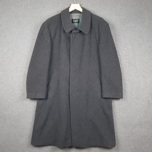 Bugatti coat mens black wool - bugatti,